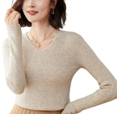 Women Casual Knitted Cashmere Sweater