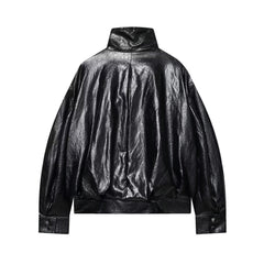 Women Aviator Leather Jacket