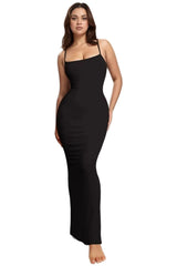 Women Basic Bae Built-In Shapewear Sleeveless Dress