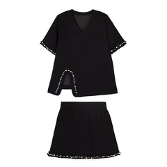 Women Casual Shirt and Skirt Co Ord