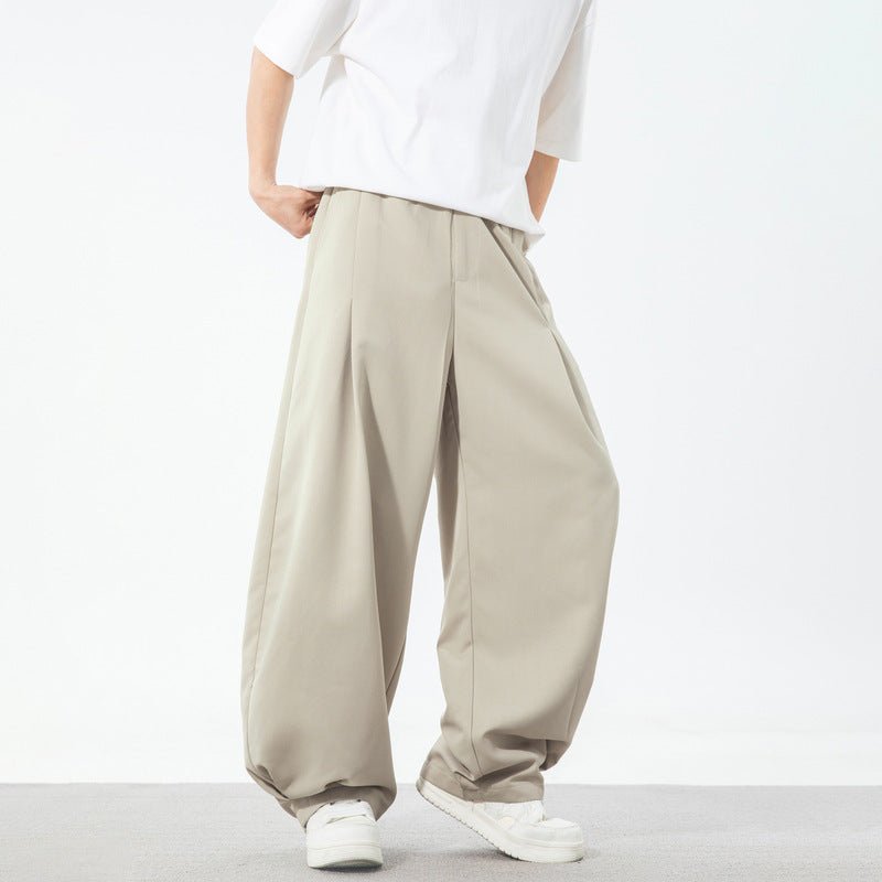 Men Loose Wide Leg Sports Pants