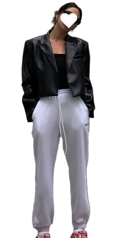 Women Black Pilot Leather Jacket