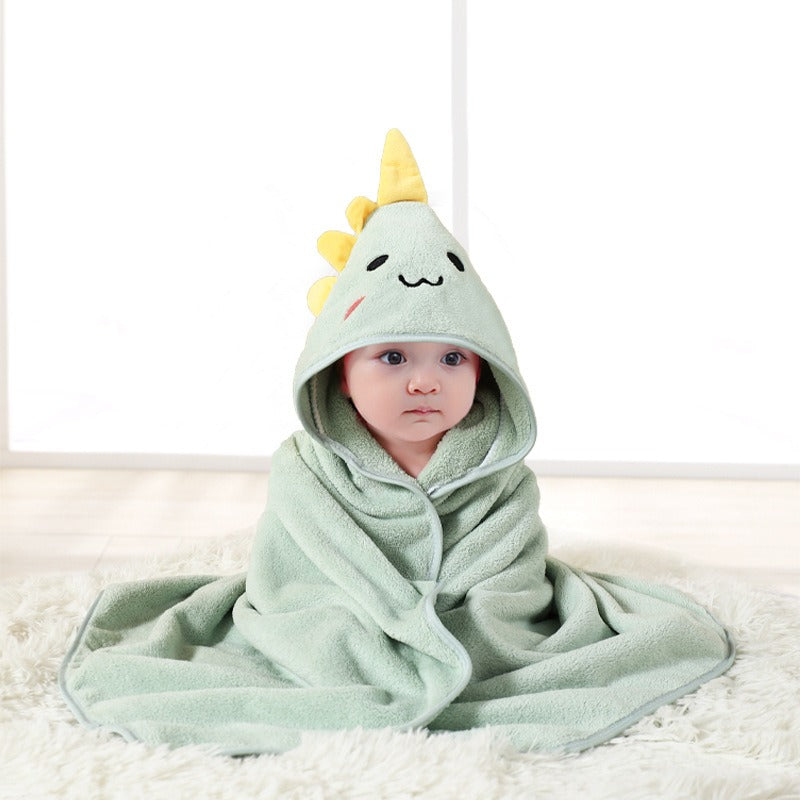 NewBorn Child Baby Cartoon Animal Face Hooded Towel