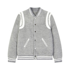 Unisex Classic Patchwork Baseball Jacket