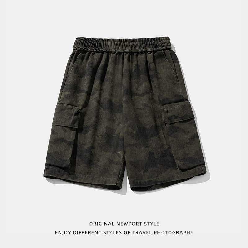 Men Leisure Camouflage Shorts