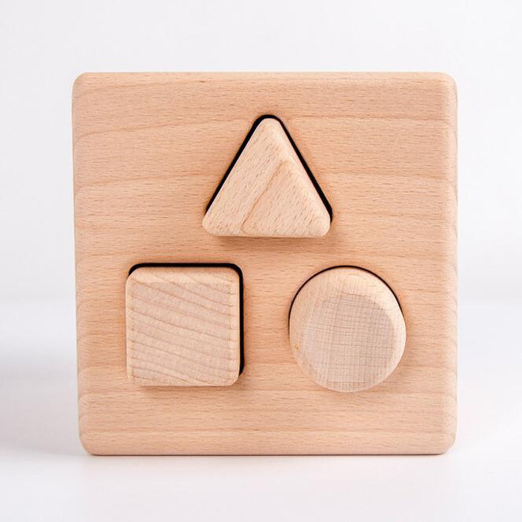 Kids Wooden Shape Sorter Educational Stacking & Matching Game