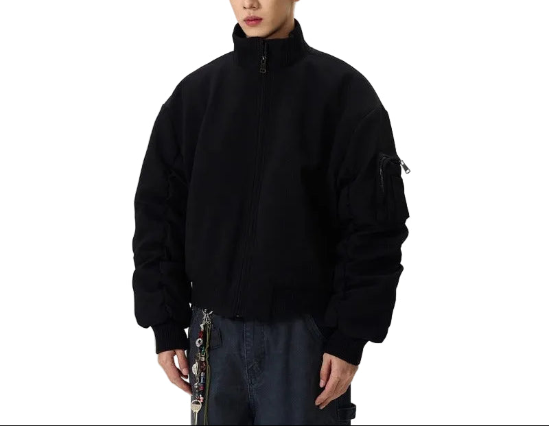 Men Casual Sleek Bomber Jacket