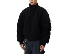 Men Casual Sleek Bomber Jacket