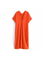 Women Casual Tunic Ruched Dress