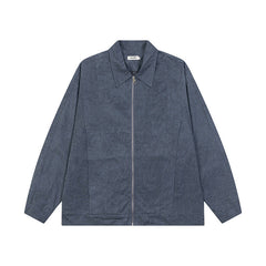 Men Casual Loose Workwear Denim Overshirt