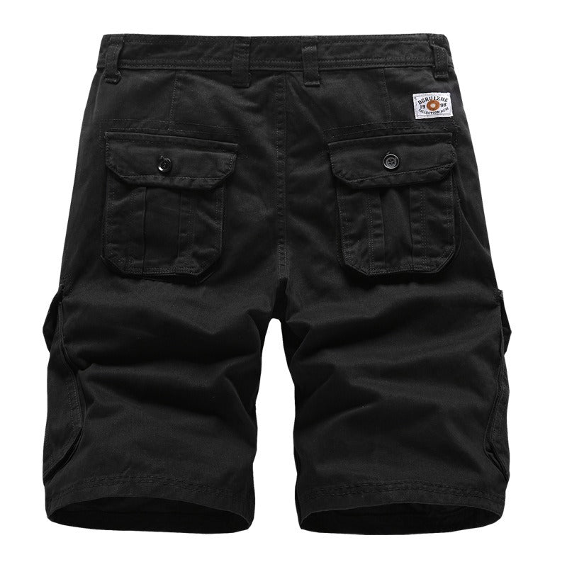 Mens Summer Casual Loose Cargo Capris Shorts