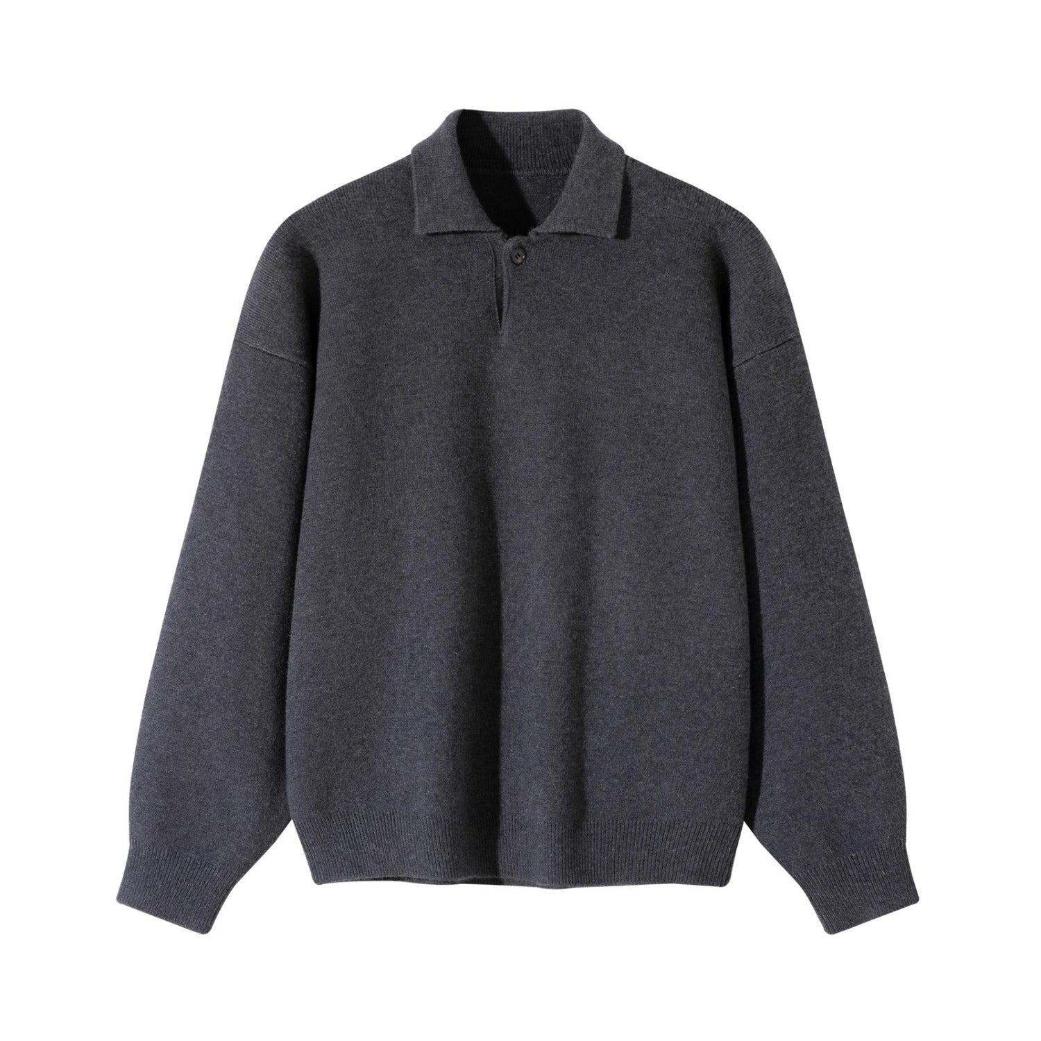Men Crew Neck Fleece Knitwear Sweater