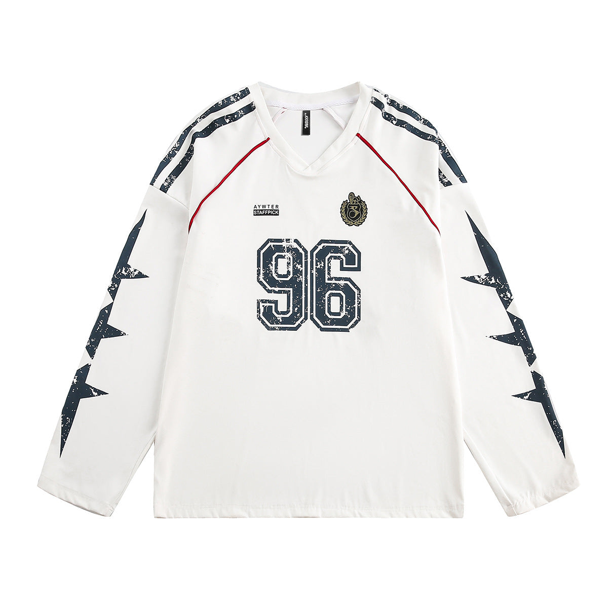 Women Activewear V-neck Sports Sweatshirt