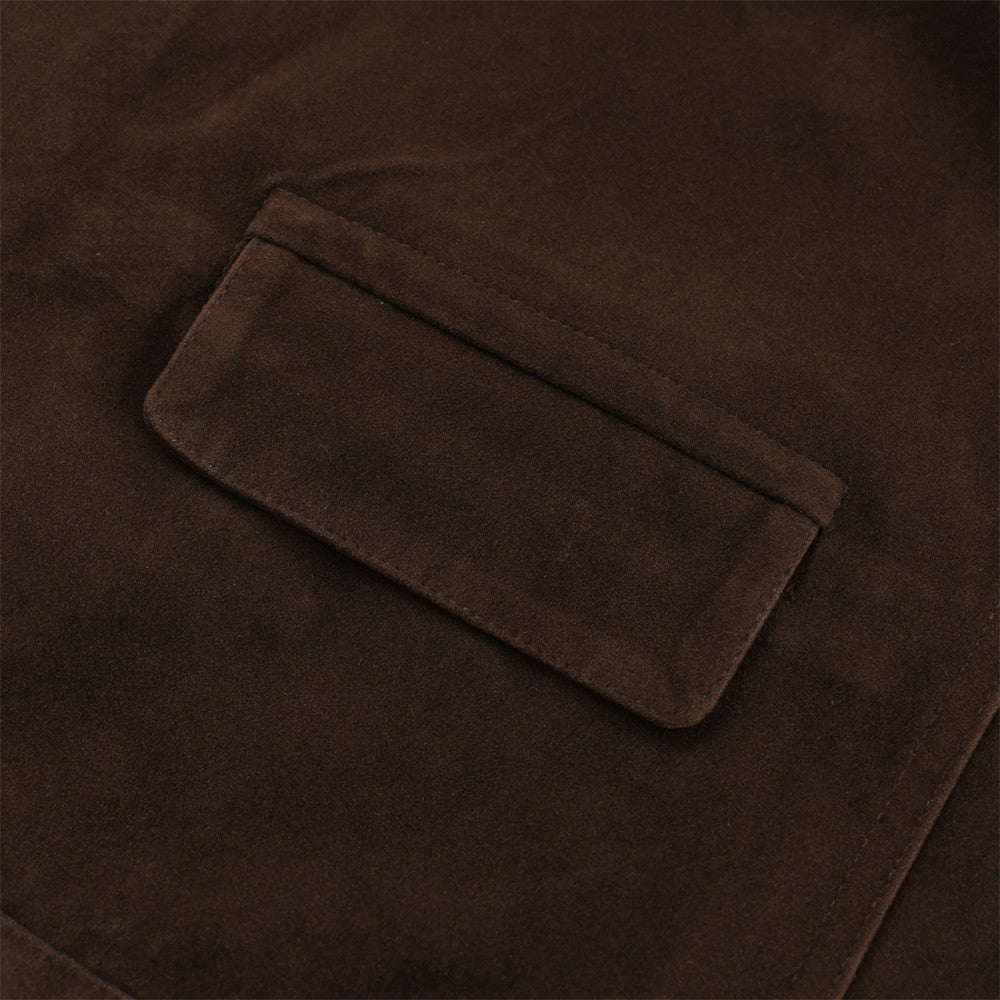 Mens Corduroy Loose Fit Long Sleeve Overshirt