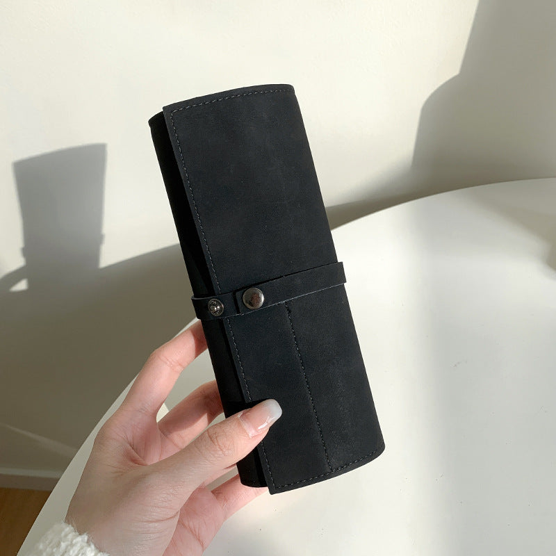 Accessories Wristband Matte PU Roll-Up Watch Organizer Case