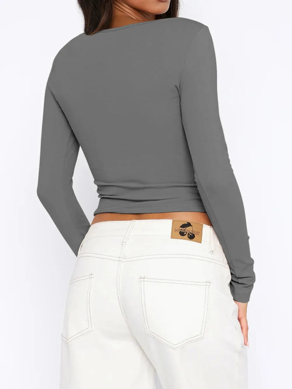 Women Casual Button Down Long Sleeve Top