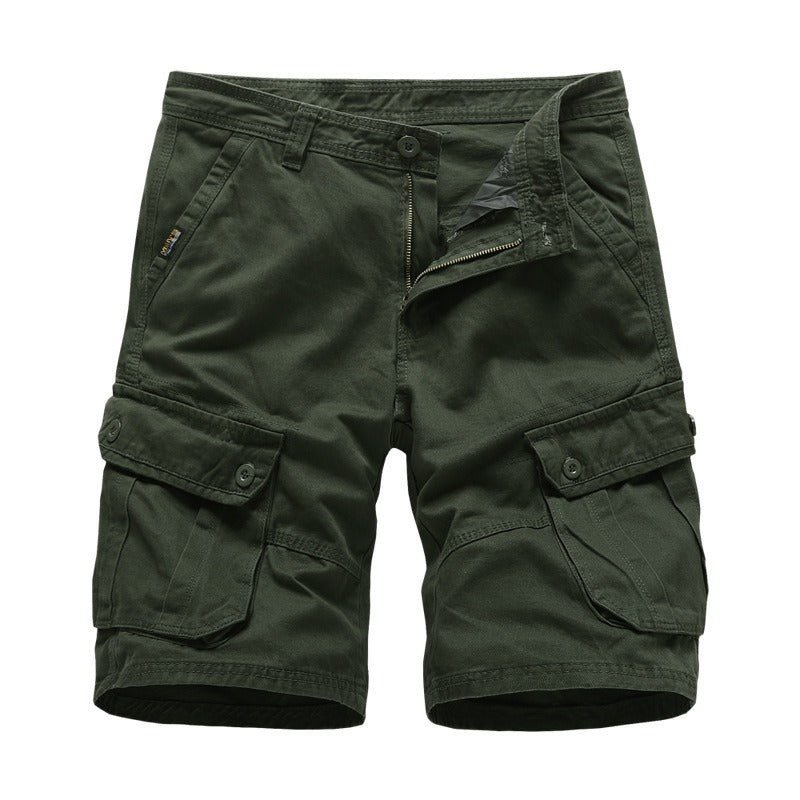 Mens Summer Casual Loose Cargo Capris Shorts