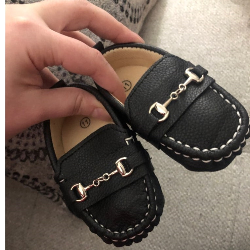 Kids Boys Infant First Walker Soft Soled Toddler Mosscasin