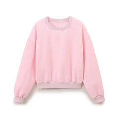 Women Casual Cotton Long Sleeve Sweat Pants Suits
