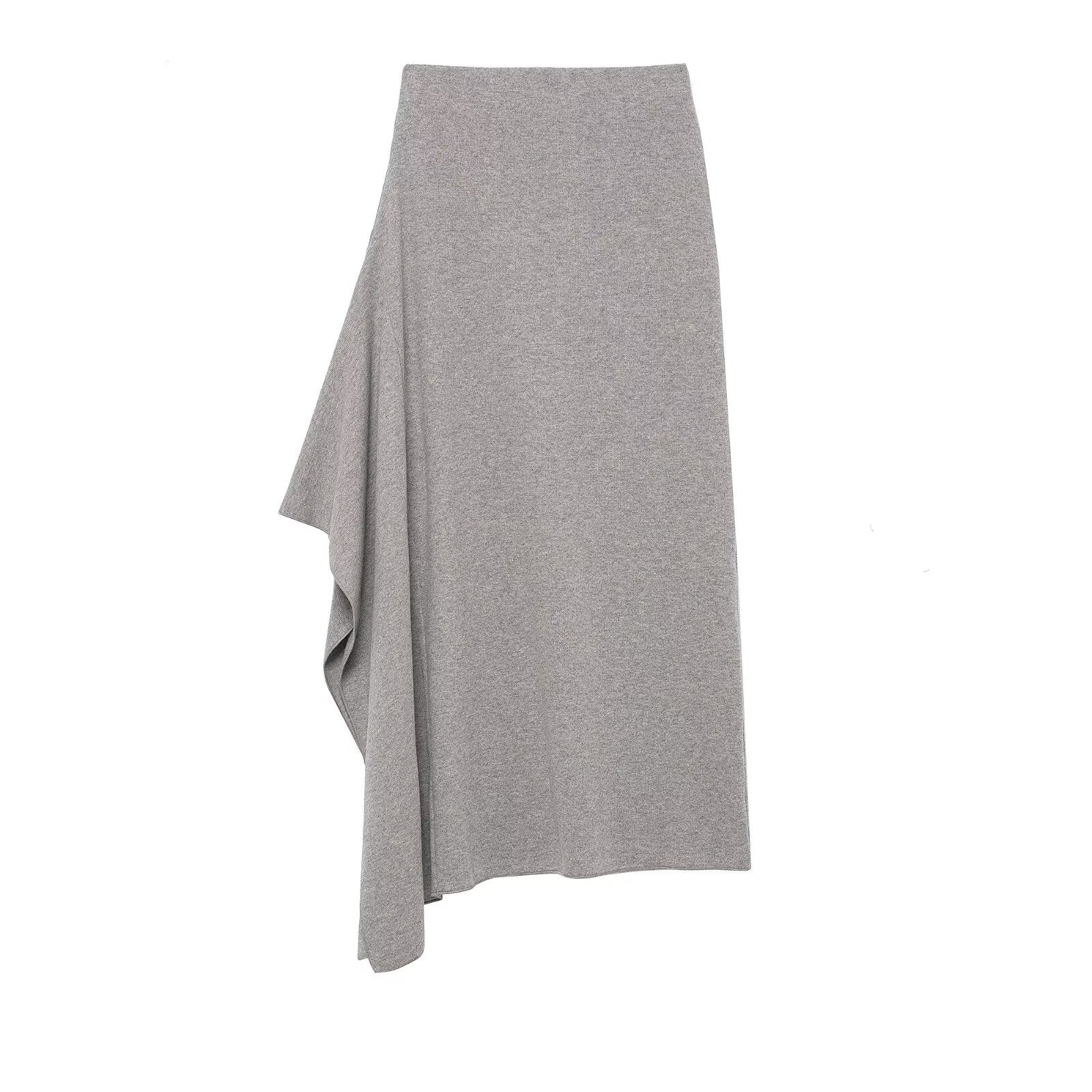 Women Style Asymmetric Midi Skirt