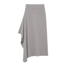 Women Style Asymmetric Midi Skirt