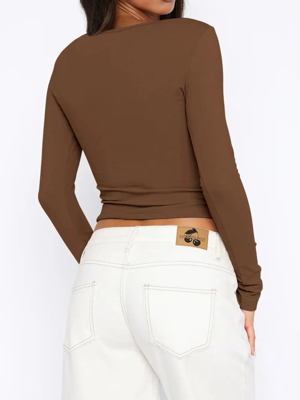 Women Casual Button Down Long Sleeve Top
