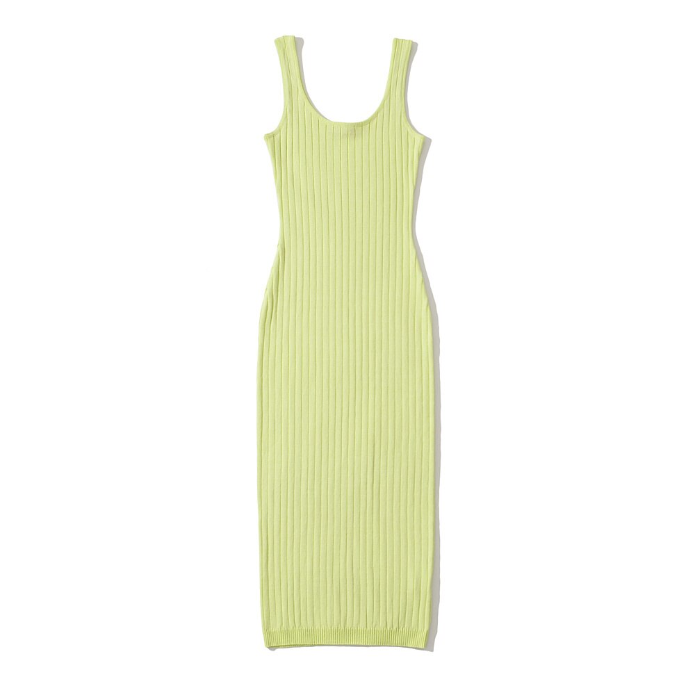 Women Summer Casual Bodycon Knitted Dress