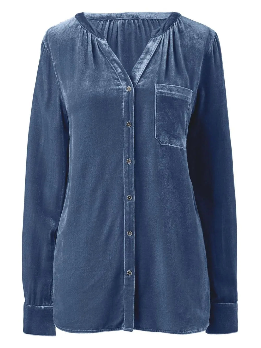 Women Button Down Long Sleeve Shirt