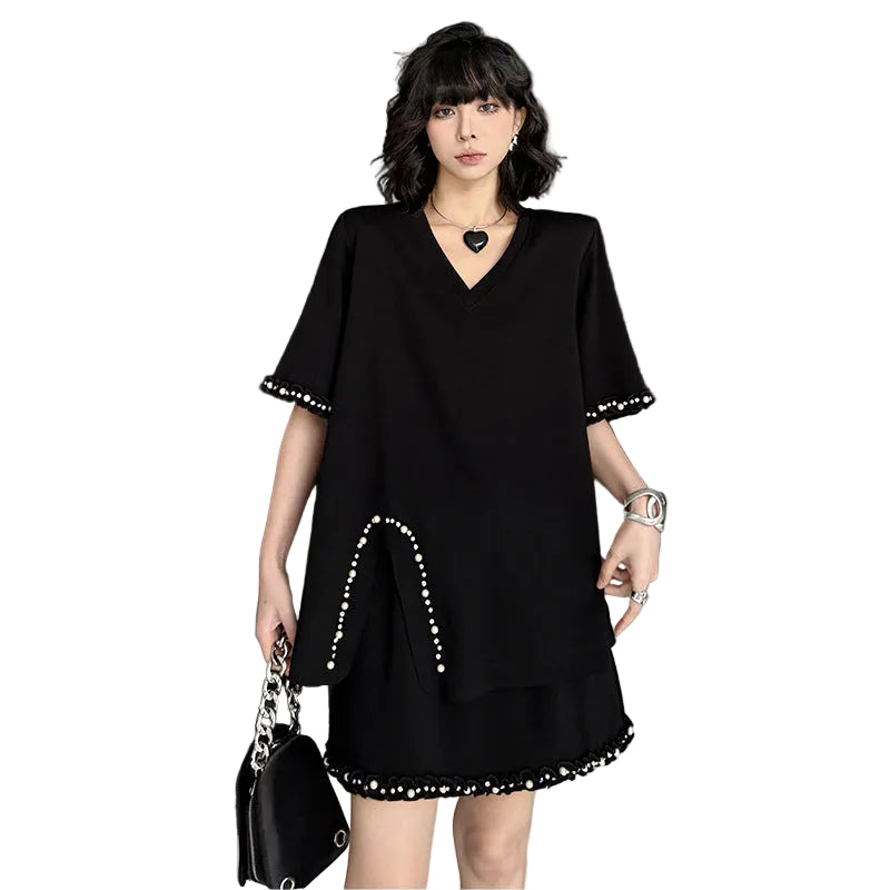Women Casual Shirt and Skirt Co Ord