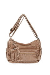 Accessories Women Adjustable Strap Denim Crossbody Bag