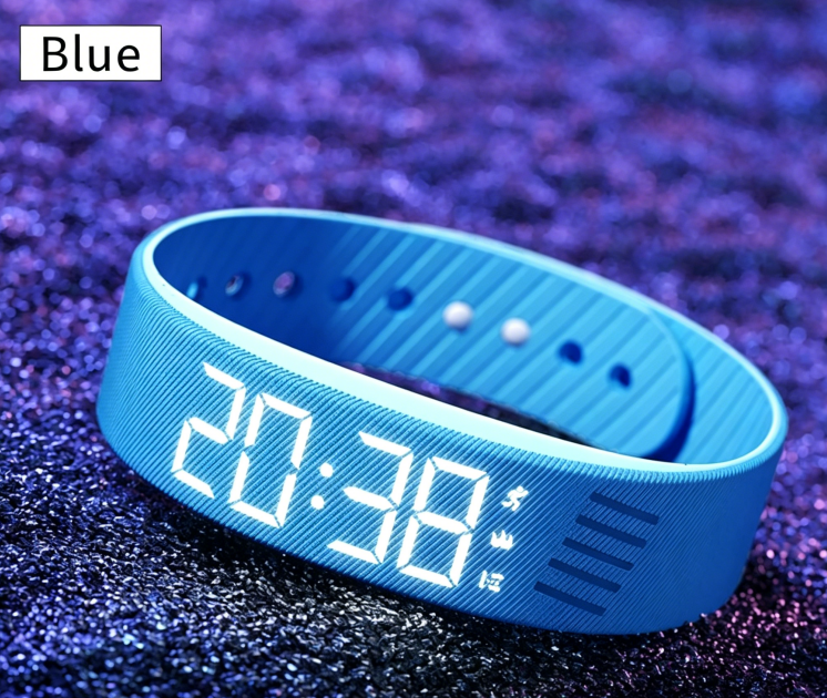 Student Smart Watch with Step Counter, Vibration Alarm, Multi-Function Digital Watch, Sports Bracelet, Life Waterproof, for Women
