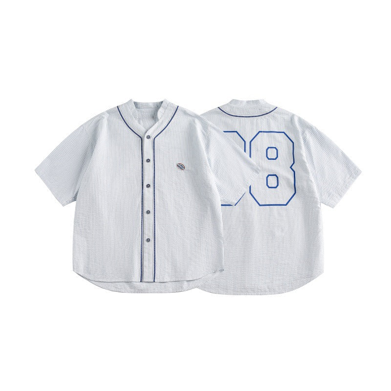 Kids Boys Printed Bubble Pattern Baseball Shirt
