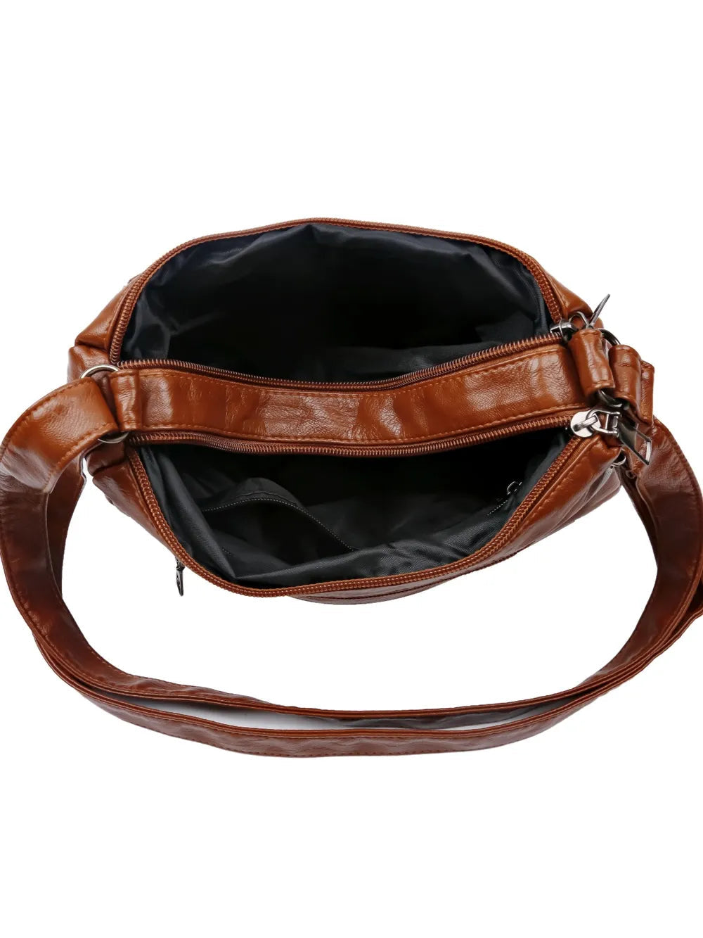 Accessories Women PU Leather Adjustable Strap Shoulder Bag