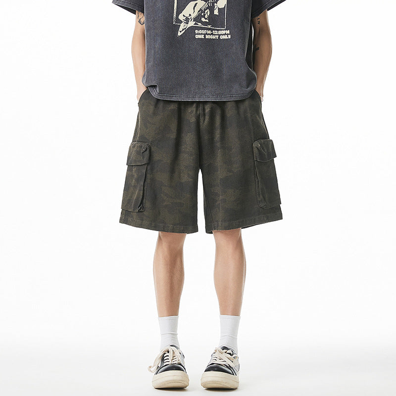 Men Leisure Camouflage Shorts