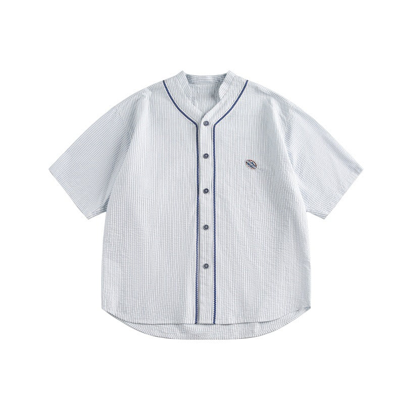 Kids Boys Printed Bubble Pattern Baseball Shirt