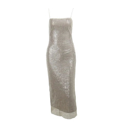 Women Sequined Elegant Long Dress