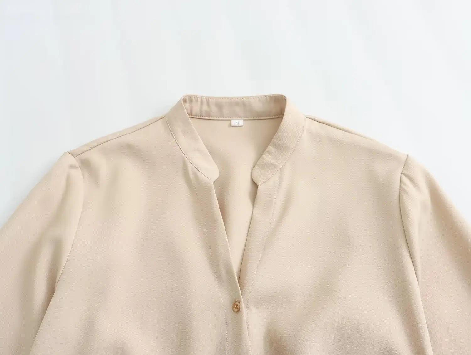 Women Casual Pleated Loose Shirt