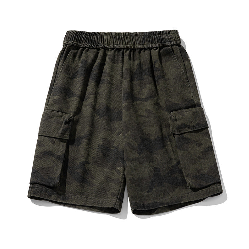 Men Leisure Camouflage Shorts
