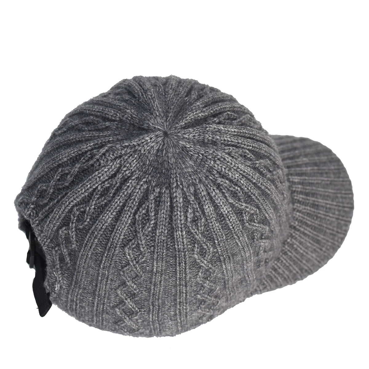 Women Fluffy Knitted Warm Winter Baseball Cap