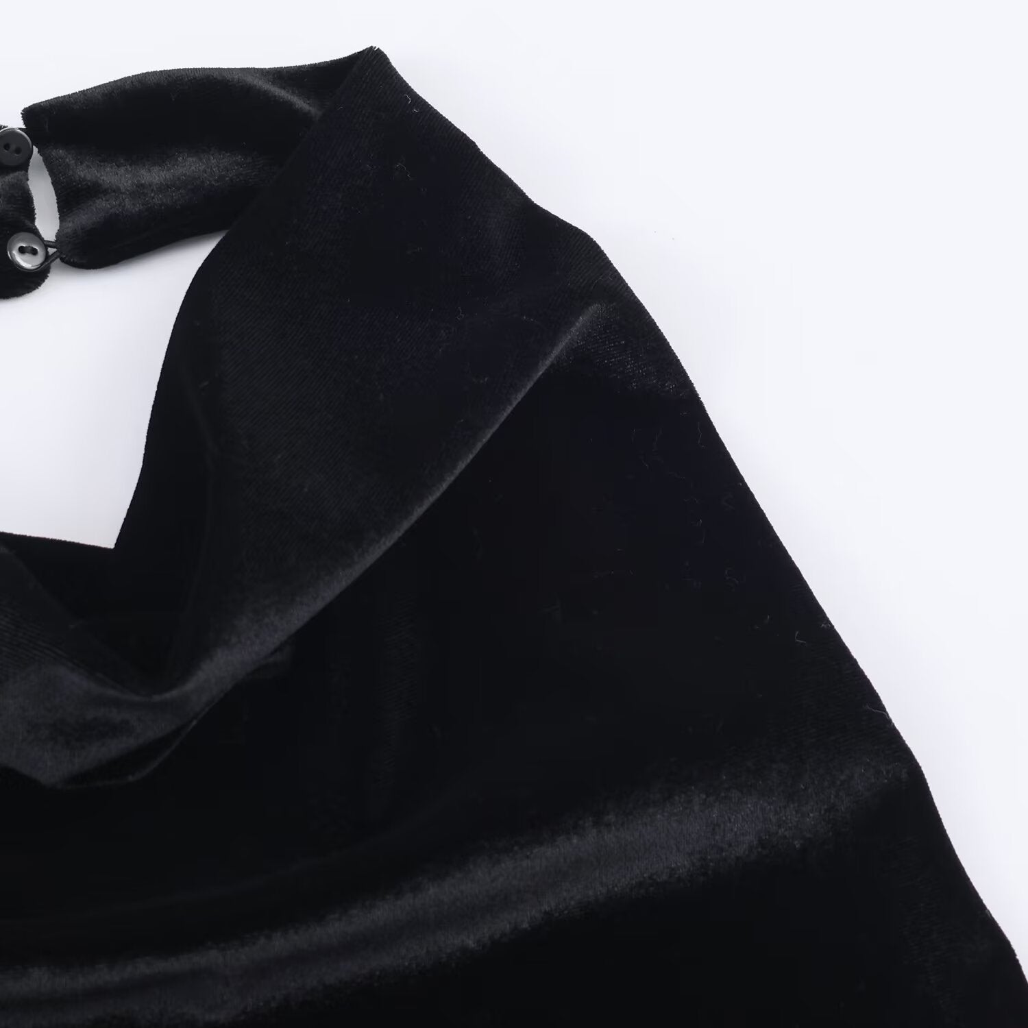 Women Velvet Lace Halter Evening Dress