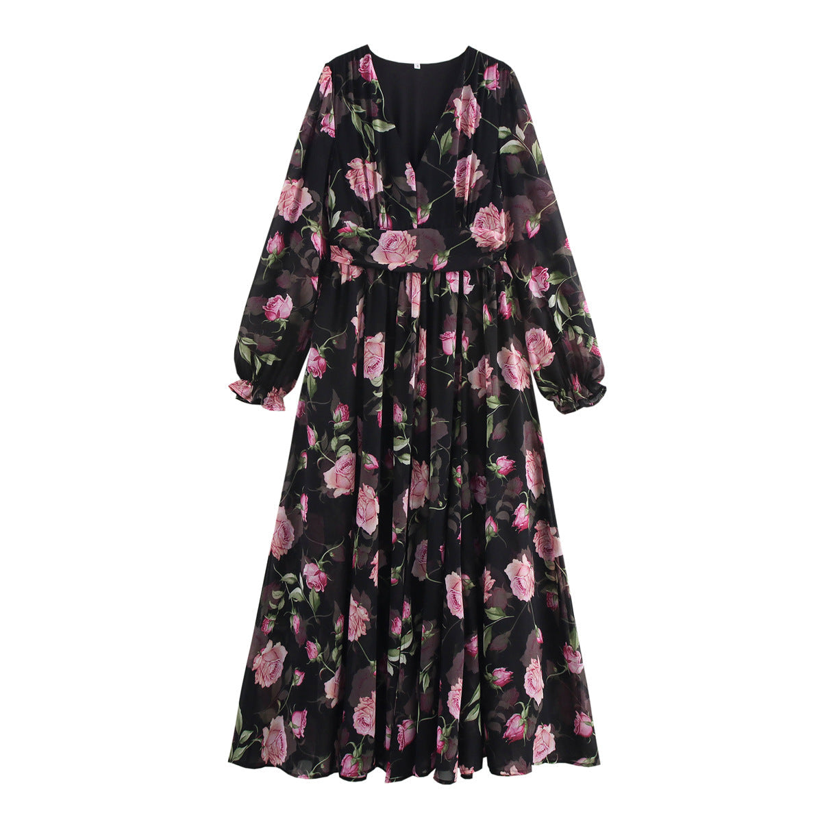 Women Casual Chiffon Printed Dress