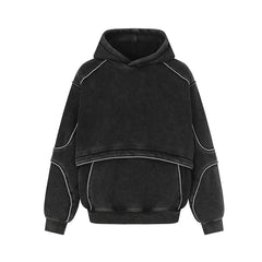 Men Washed Hooded Sweatshirt