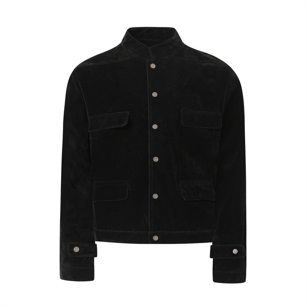 Mens Corduroy Loose Fit Long Sleeve Overshirt