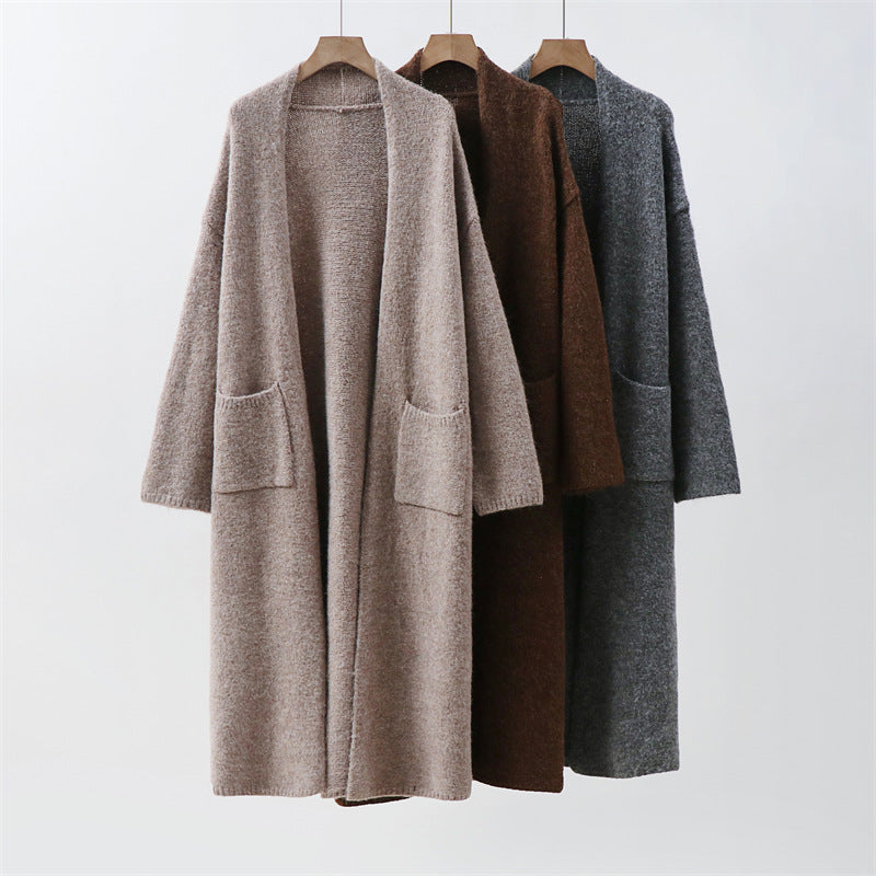 Women Long Loose Cardigan Jacket