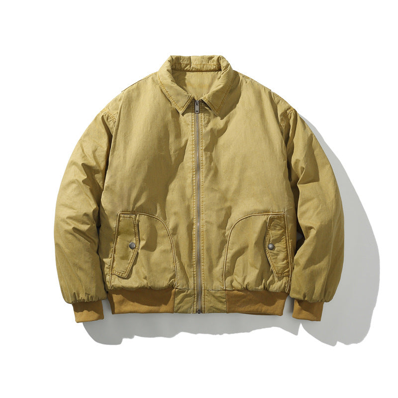 Men Winter Pilot Bomber Jacket