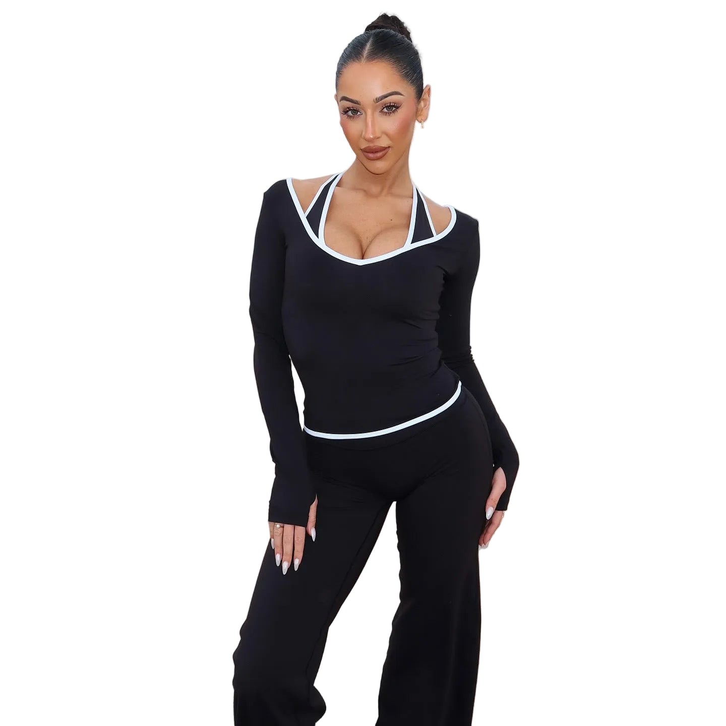 Women Casual Active Halter Tops