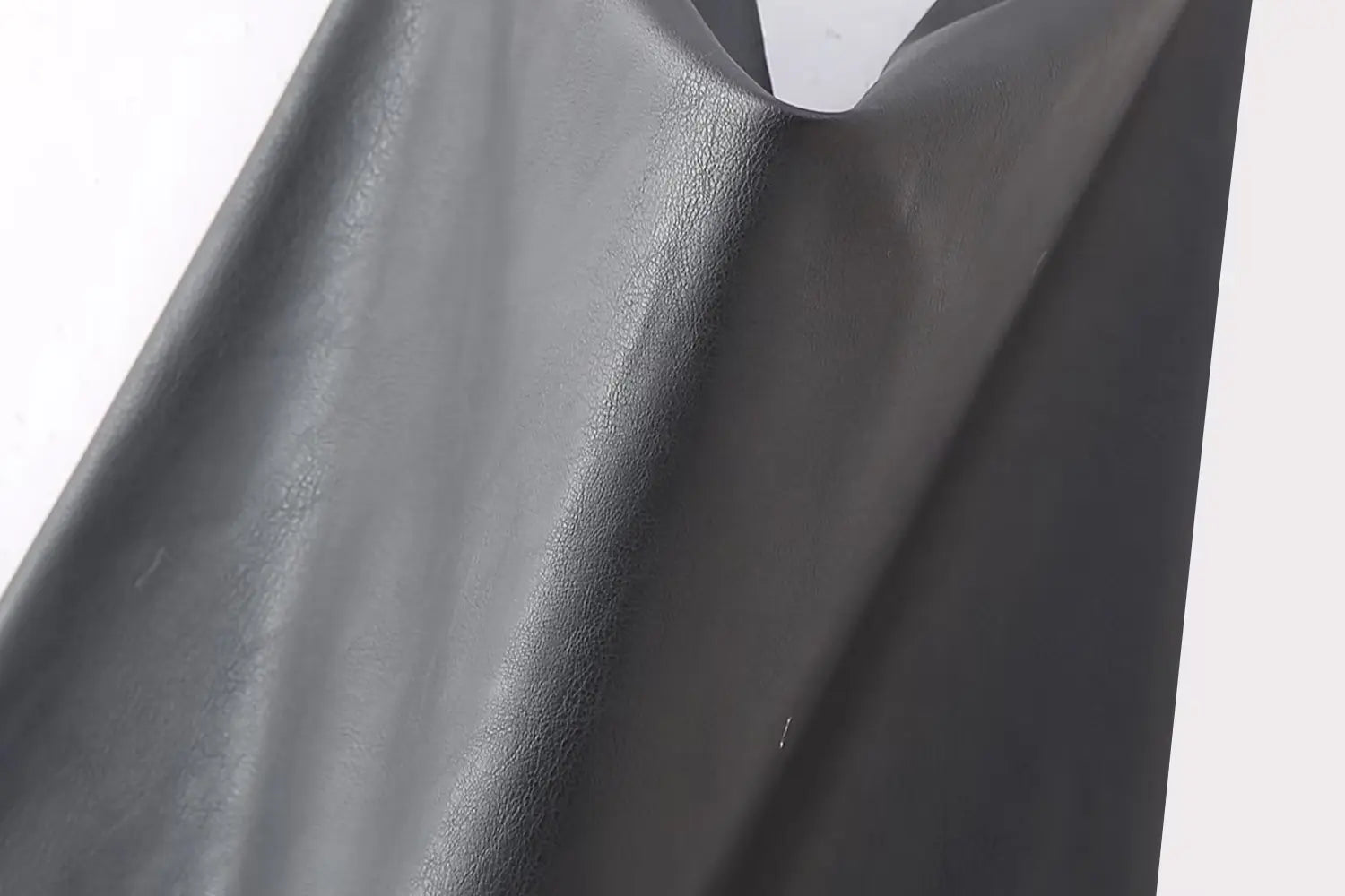 Woman Sexy Backless Leather Mini Dress