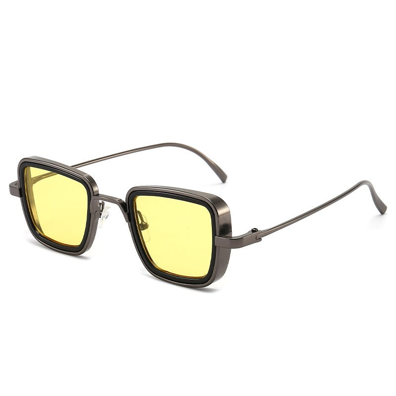 Accessories Bright Steampunk Square Sunglasses