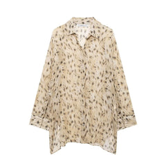 Women Casual Lapel Long Sleeved Shirt + Pants Set
