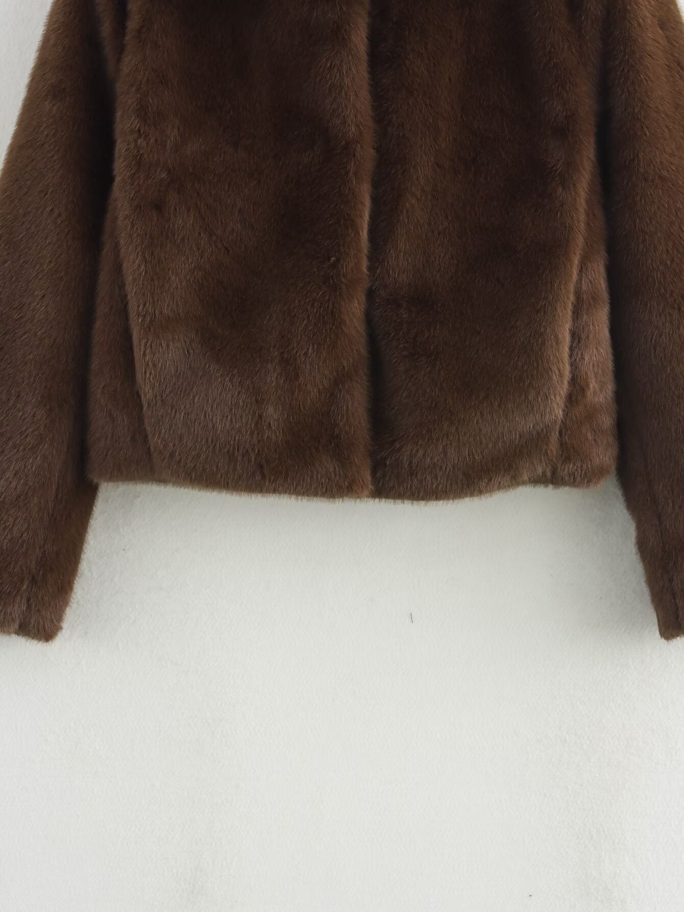 Women Winter Lapel Long Sleeved Woolen Coat